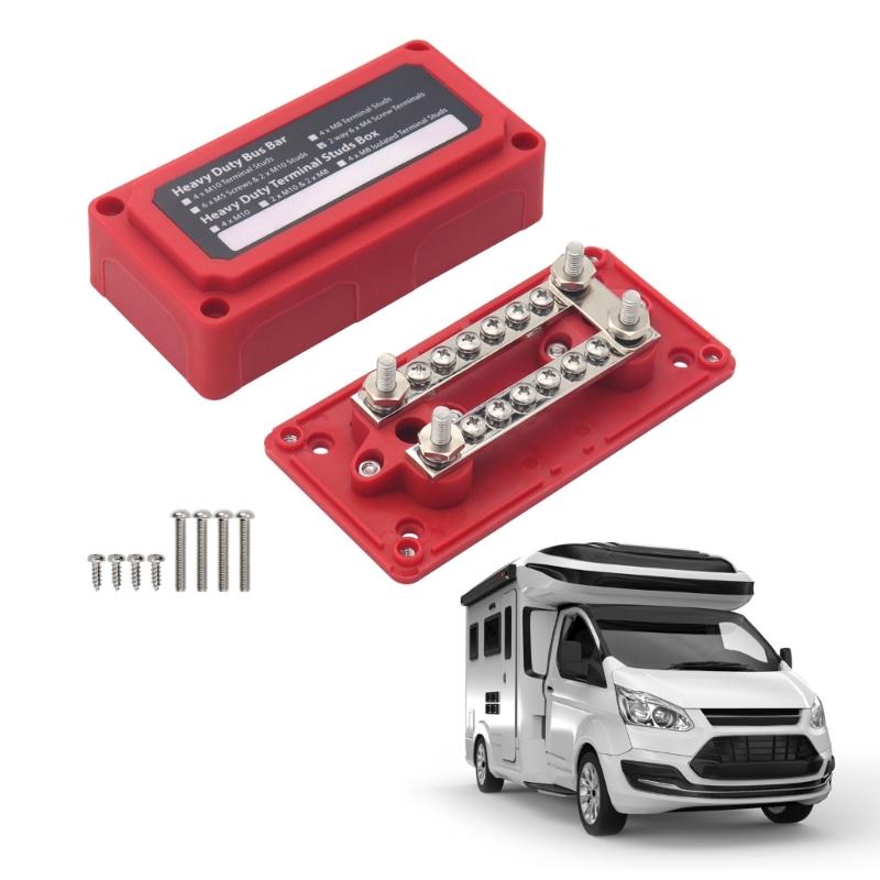 Reliable Power Junction Box 300A DC48V Enhances Wire Organization in Car & Boat