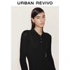 UR Women's Polo Neck Long Sleeve Knit Top