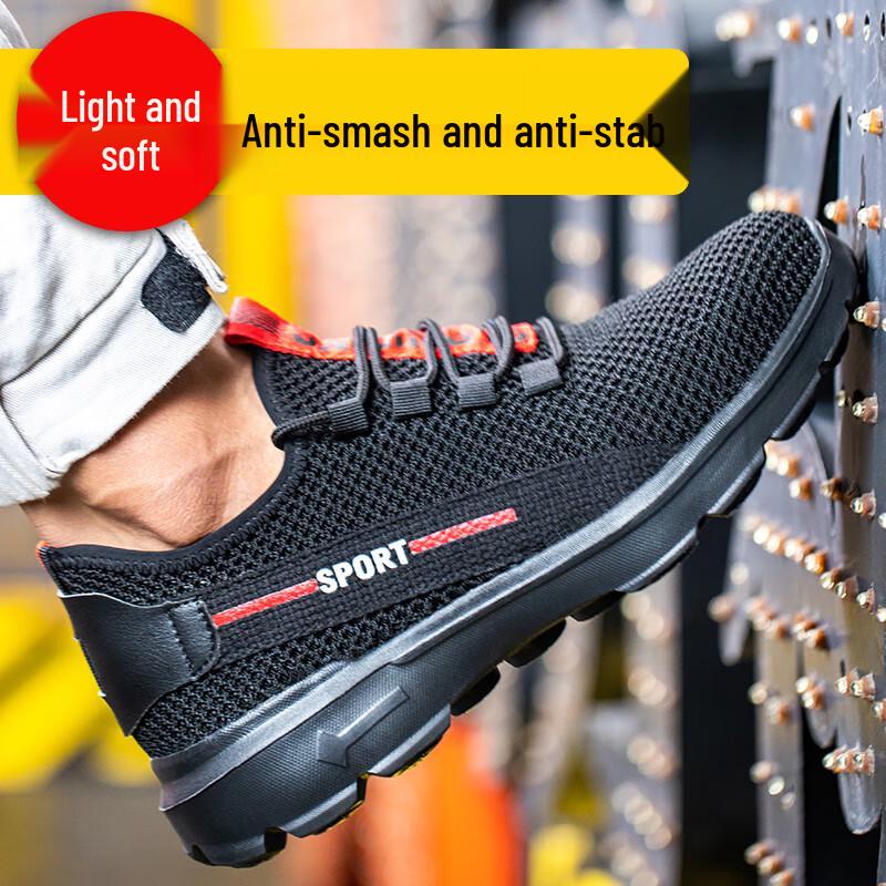 Old Steward Steel-Toe Puncture-Resistant Safety Work Shoes