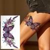 3D Texture Floral Body Art Sticker Crown Cross Wing Temporary Tattoo Instant Decals  Music Festival