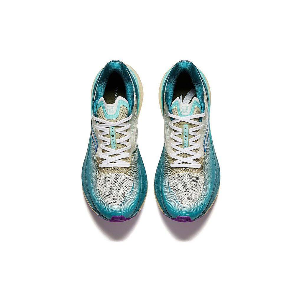 Anta Champion Pro Running Shoes Men Teal Yellow White Blue Purple 112425563-7
