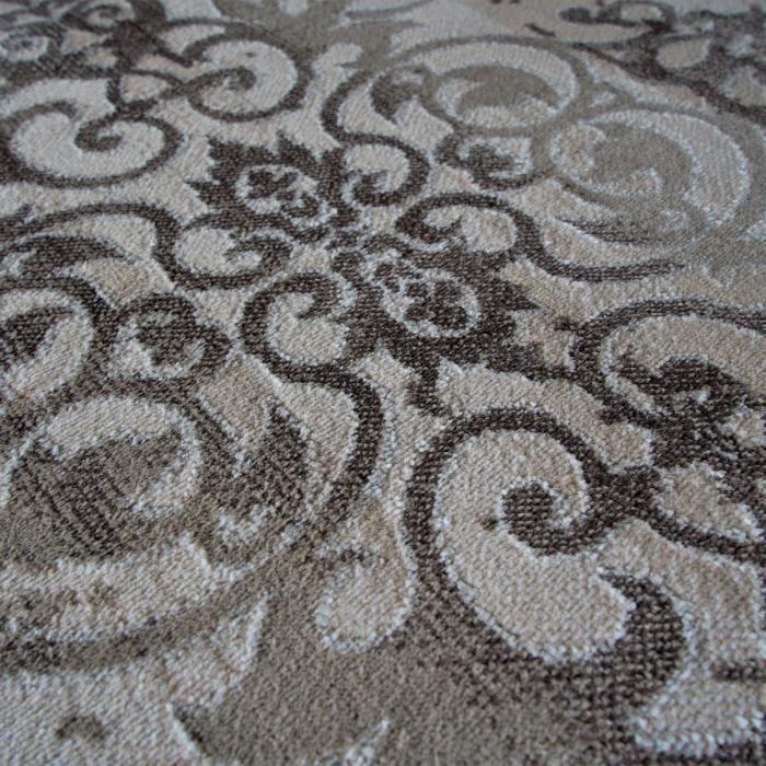 Vintage Living Room Rug Medallion Pattern Beige 120x170