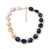 Simple and Fashionable, Personalized Design Sense, Casual and Versatile, Colorful Geometric Multi-color Splicing, Exaggerated Beaded Necklace, Women