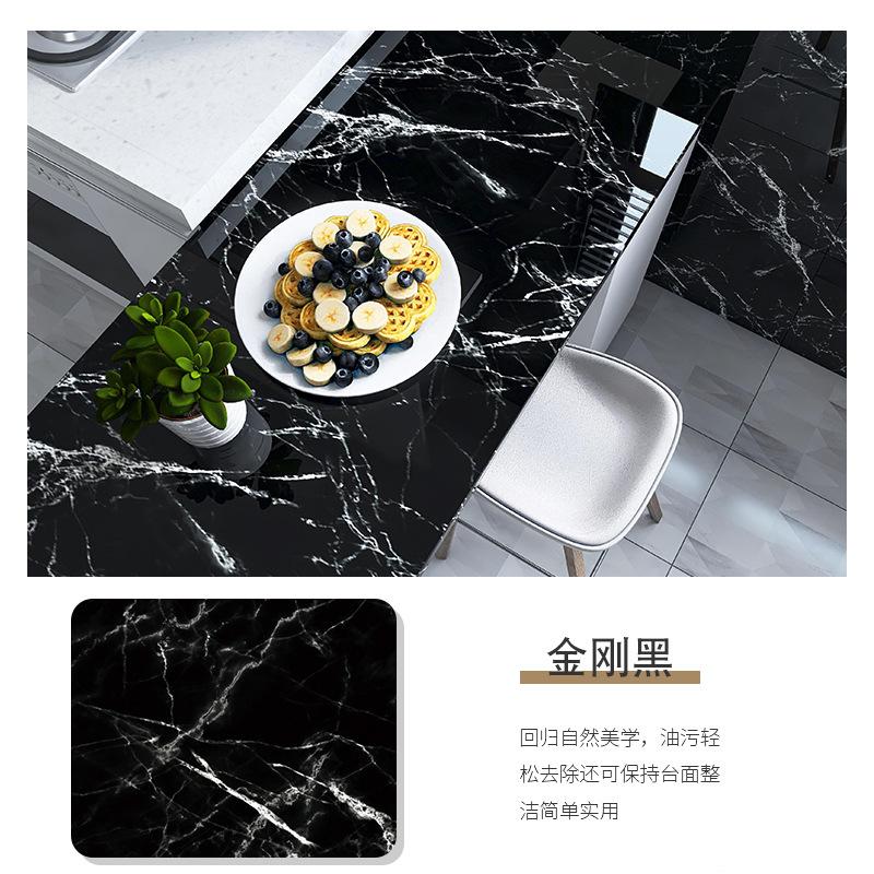 60cm X1/3/5/10m Samolepicí tapeta na zeď Vodotěsná Olejuvzdorná Fólie Mramorová Dekorace Samolepka Kuchyň Koupelna Renovace Dekorativní