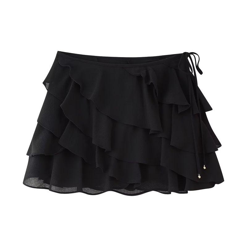 Kaslead New Women clothes Western Style Fashion Laminated Decorative Shirts Skirt 8372079 8372080