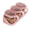 Dust-proof Spice Storage Bottle Food Grade Seasoning Box Set Durable Spice Container  Cooking Use
