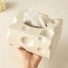 Creative Cheese Tissue Box Holder Simple Plastic Dryer Tissue Box Napkin Toilet Paper Storage Box Tissue Box Tissue Holder