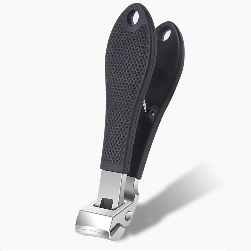 Stainless Steel Nail Cutter Easy To Clean Manicure Tools Nail Clippers Large Opening Curved Blade Trimmer For Fingernails Nail