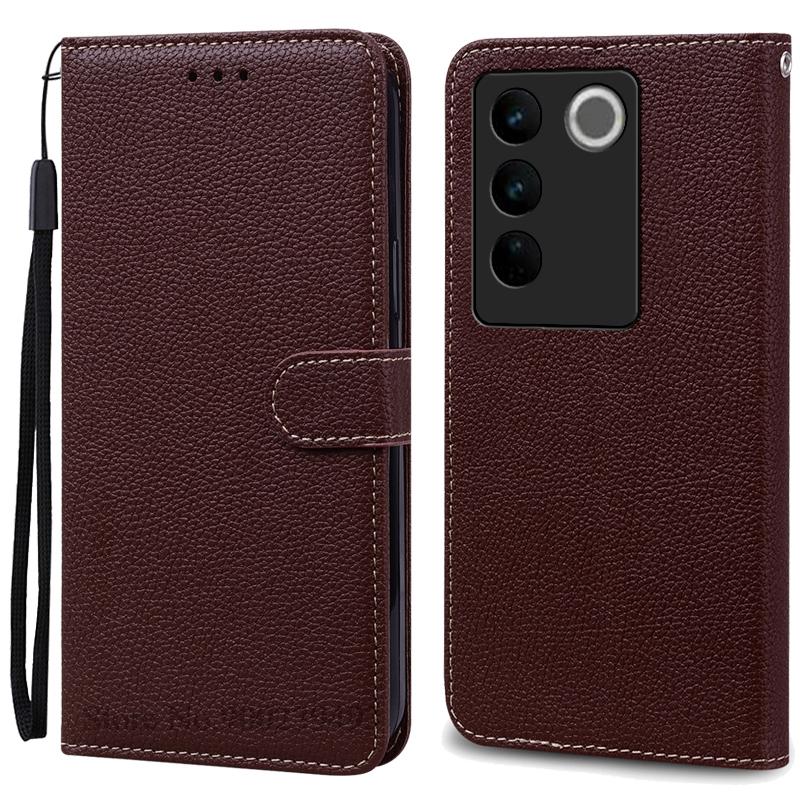 For Vivo V27e 4G Case Wallet Leather Flip Cover For Vivo V27E Case Stand Book Cover For VIVO T2 4G  Case Soft Silicone Fundas