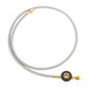 Flat Gas Tank Extension Tube Brass Stainless Steel Rubber Propane Extension Hose for Outdoor