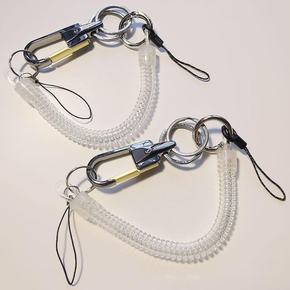 Spring Phone Telescopic Lanyard Pendant Phone Safety Tether  Phone Case Accessories