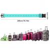 Adjustable Anti-theft Travel Packing Belt Light Reflecting Bundling Packing Belt  Travel Accessory