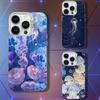 Undersea Animal Jellyfish Phone Case For iPhone 16,15,14,13,12,11,Pro,XS,Max,Plus,Mini,SE White Candy Matte Shockproof Cover