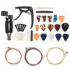 36PCS Set Guitar Strings Changing Accessories Including Capo Winder Cutter Thumb Pick Nut Bridge