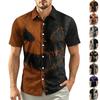 Men's Casual Short Sleeve Button Down Shirt for Everyday Wear