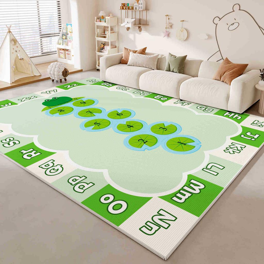Kinder-Klettermatte Großer Teppich Sprungraster-Spiel Warmes Teppichstück Wohnzimmer Schlafzimmer Kinderzimmer Dekoration Rutschfeste Matte