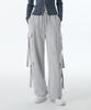 MUSINSA STANDARD WOMAN Women'S Double Knit Sweat Multi Cargo Pants [Medium Grey]