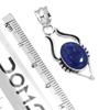 925 Sterling Silver Pendant Women Gemstone Handmade Jewelry Halloween Gift Blue Green Purple Copper Turquoise Pearl Lapis Mother Of Pearl Costume