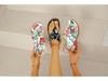 2024 Ethnic Style Plus Size Embroidered Floral Wedge Sandals with Back Strap for Women