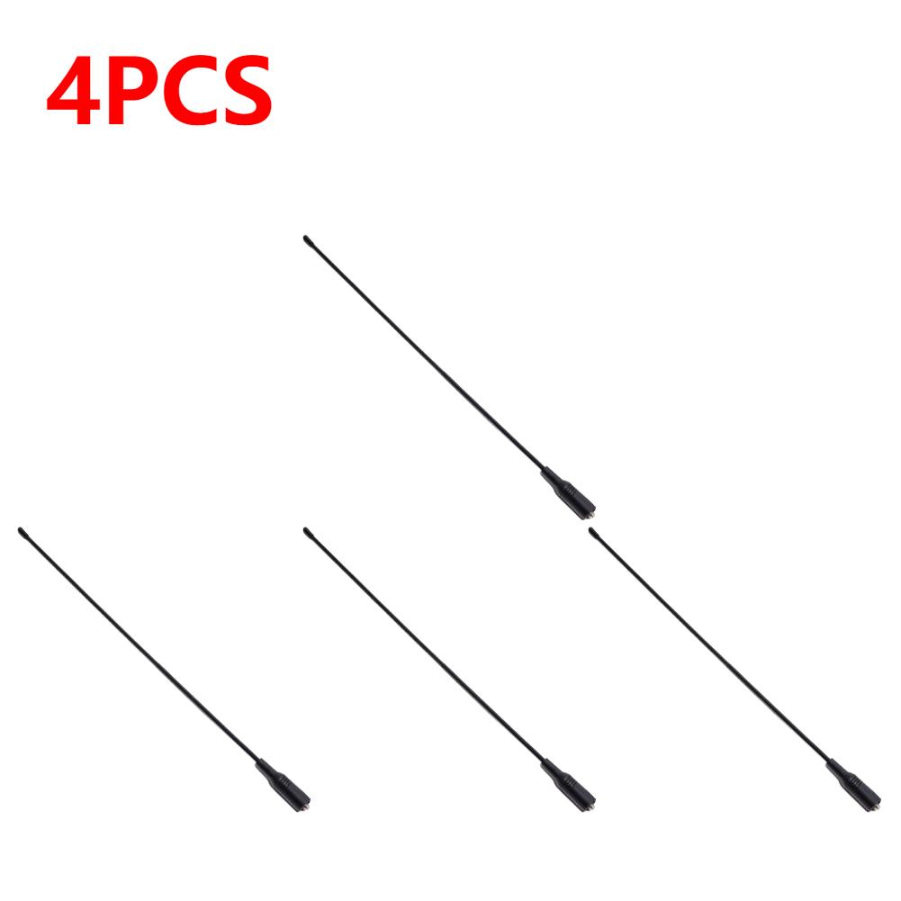 NA-771 Walkie-Talkie Antenna VHF UHF SMA Female Walkie Talkie UHF Flexible Antenna Dual Wide Band for Baofeng UV 5R UV-B5 BF-V8