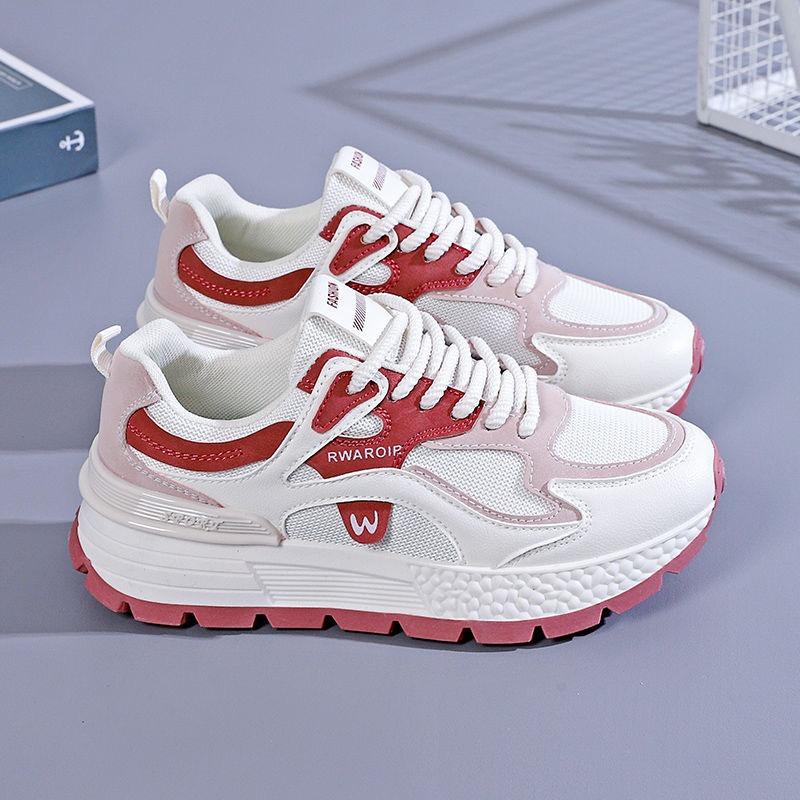 Nuove Scarpe da Papà Scarpe Traspiranti Versatili con Suola Spessa Scarpe Sportive da Corsa Casual