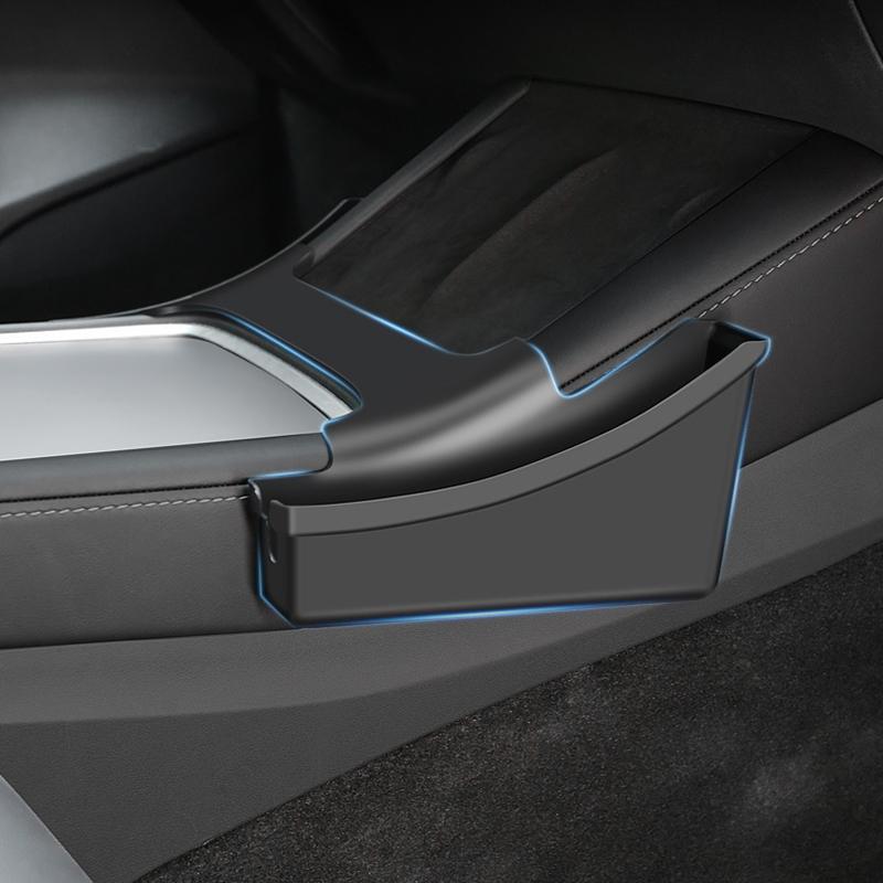Pentru Tesla Model Y/3 Cutie de depozitare pentru control central pe ambele părți Organizator lateral anti-alunecare Accesorii pentru modificarea interiorului mașinii