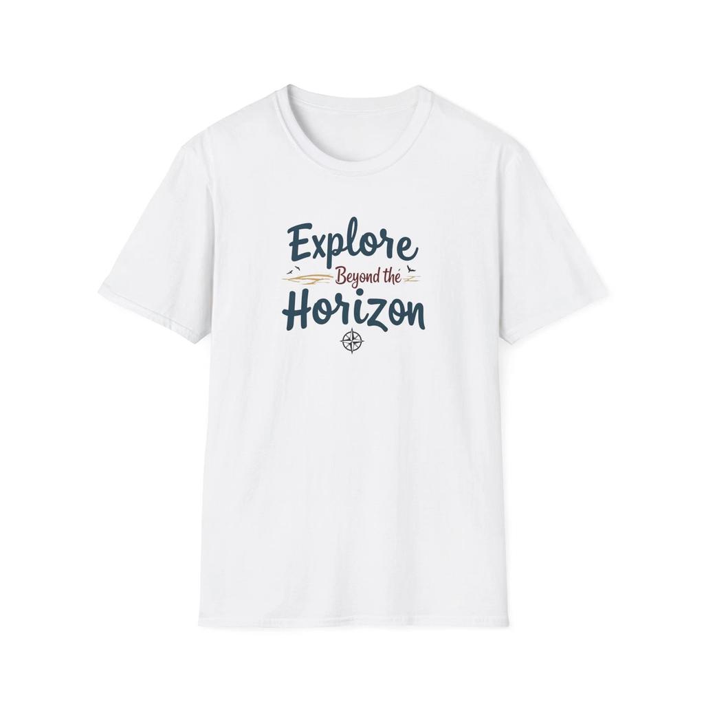 Explore Beyond the Horizon | Typography T-Shirt