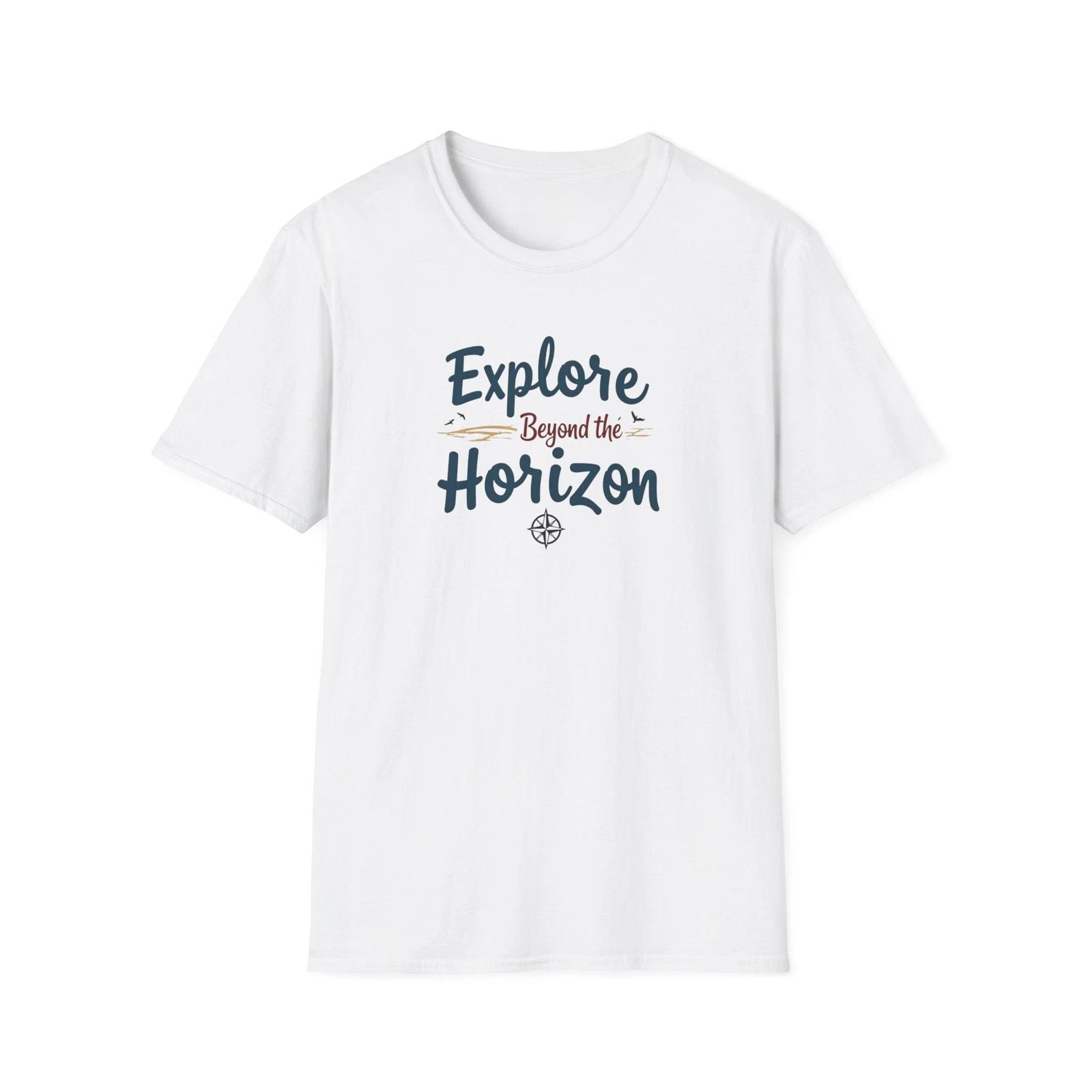 Explore Beyond the Horizon | Typography T-Shirt 3XL