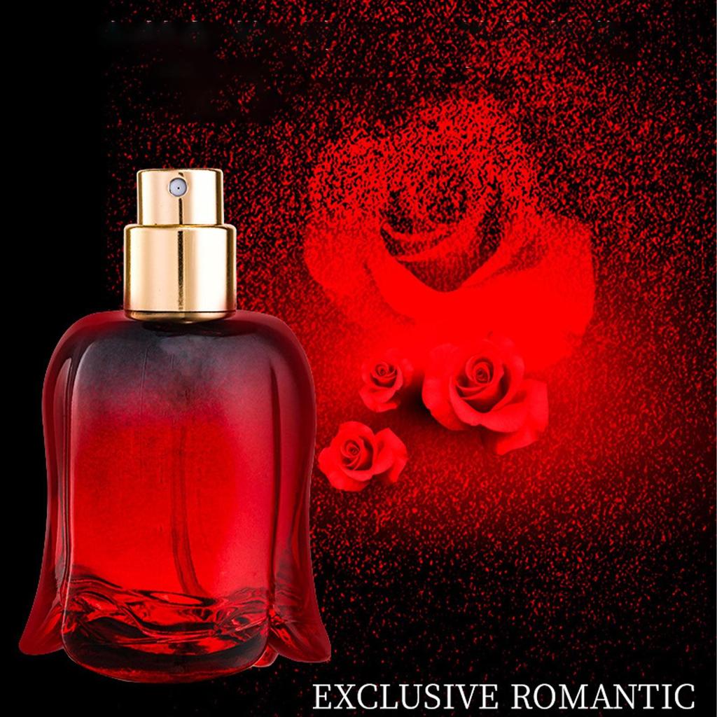 50ml Women’s Rose-Shaped Perfume Bottle Long-Lasting Floral Eau De Parfum with Romantic Scents Elegant Gift & Daily Fragrance