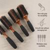 5 Sizes Round Hair Brush Anti Slip Grip Hair Comb High Quality Boar Bristle Brush  Salon Use