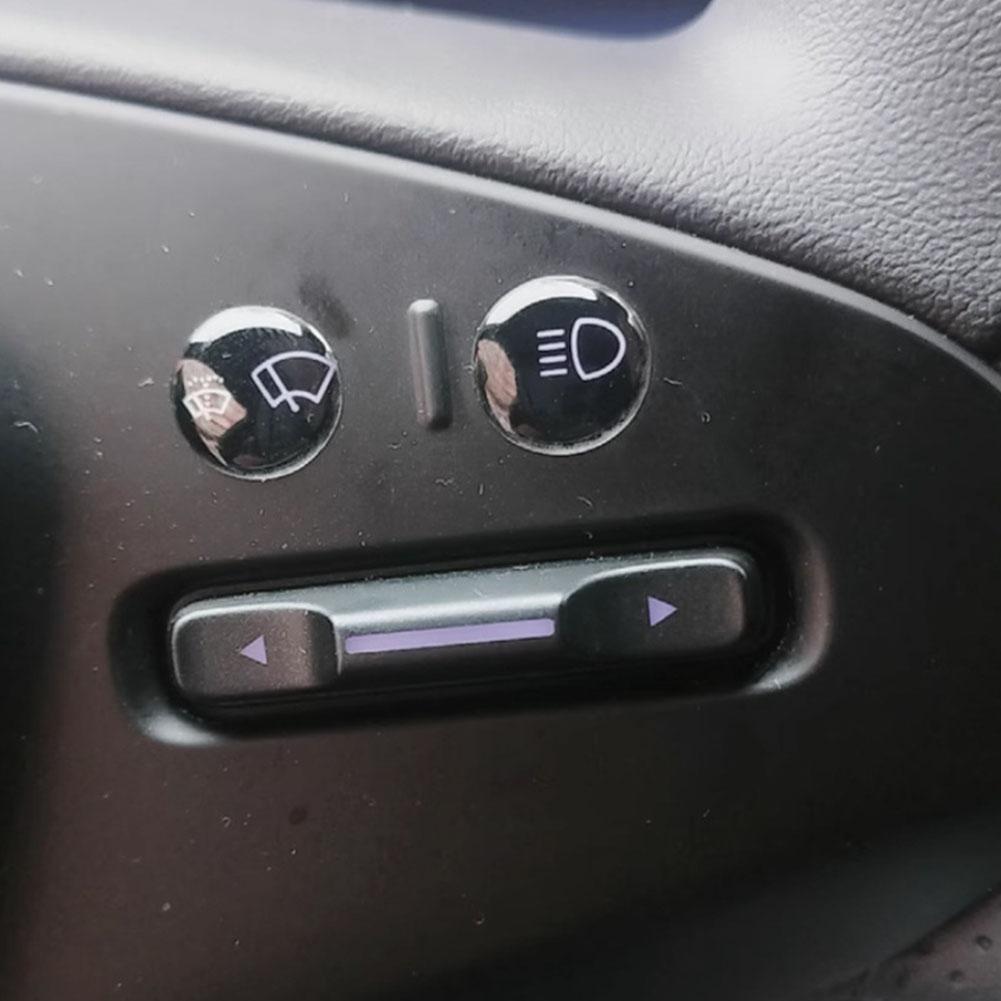 For Tesla Model YJuniper 2025 Open Door Button Stickers Steering Wheel Crystal Buttons Sticker Car Interior Decoration Accessory