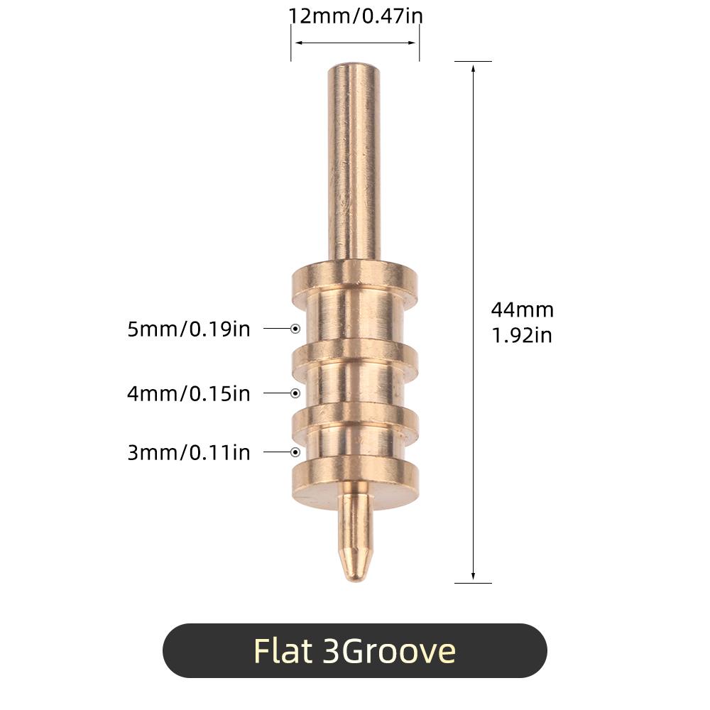 1pcs Leather Edge Soldering Iron Brass Head, DIY Process Pressure Edge Sealing Soldering Iron Tips Tool, DIY Leather Edging Tool