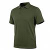Men's Snake Bone Pattern Stretch Texture Polo Shirt, Summer Knit Jacquard Casual Short Sleeve Polo for Men