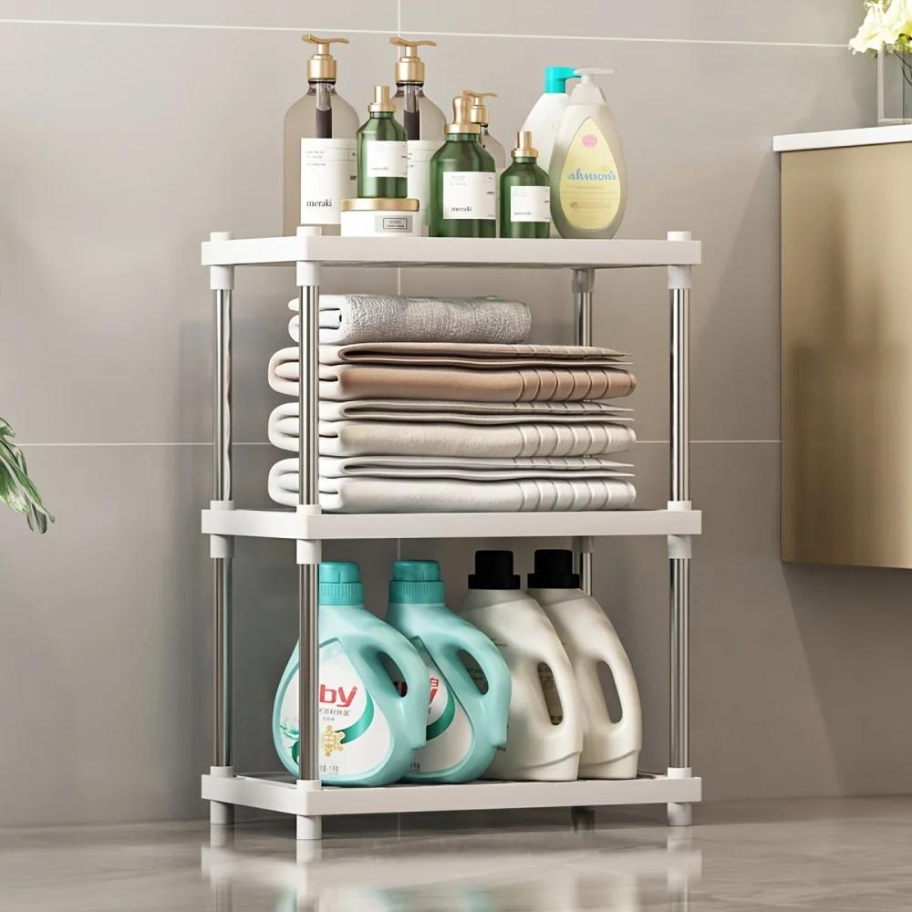 Bathroom Storage Storage Shelf Interspace Gap Shelf Kitchen Storage Shelf Rack Fridge Side Seam Finishing Rack