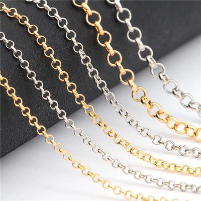 Encrypted Cross-Chain Round Bead DIY Clavicle Necklace Twist Chain Decor