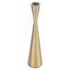 Geometric Candle Holder Aluminum Gold Taper Candlestick Holder Decor for 3cm Candle L 6 X 26.5cm /