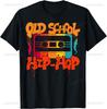 Retro Old School Hip Hop 80s 90s Graffiti Cassette T-Shirt Streetwear Custom T-Shirt Mens Clothing Printed T-shirt