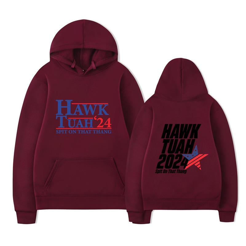 Hawk Tuah Spit on That Thang Hoodies Men Fashion Long Sleeve Sweatshirts Women Casual Harajuku Streetwear Sudaderas
