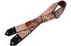 Spice Note Guitar WAGARA Made In Japan with Japanese Pattern Length Strap, Series, Fabric, 860mm-1470mm, Pink, ES-PWG50F1PK