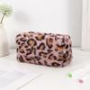 Large Capacity Women's Cosmetic Pouch Soft Cosmetic Storage Organizer Plush Makeup Bags  Ladies