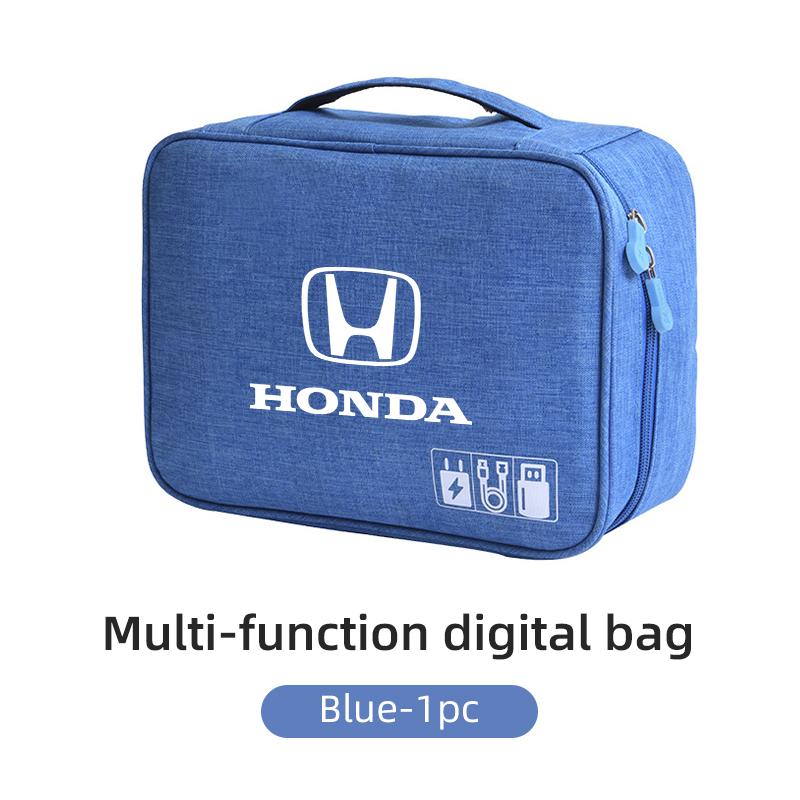 CKBSX1 Car Accessories Digital Storage Bag Data Cable EVA Tools Case For Honda Civic Accord CRV Fit Jazz Transalp CBR cb500x Odyssey