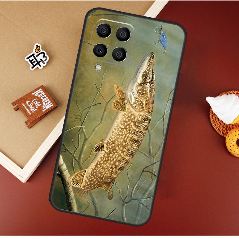 

Pike Fish Fishing Lure Case For Samsung Galaxy M55 M35 M15 M56 M36 M16 M06 M31 M13 M33 M53 M12 M32 M52 M14 M34 M54 Samsung M30s