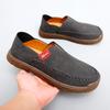 Men's Casual Fashion Shoes Slip-on Leather Shoes Hand-stitched Casual Walking Shoes Loafers Breathable Driving 38-47