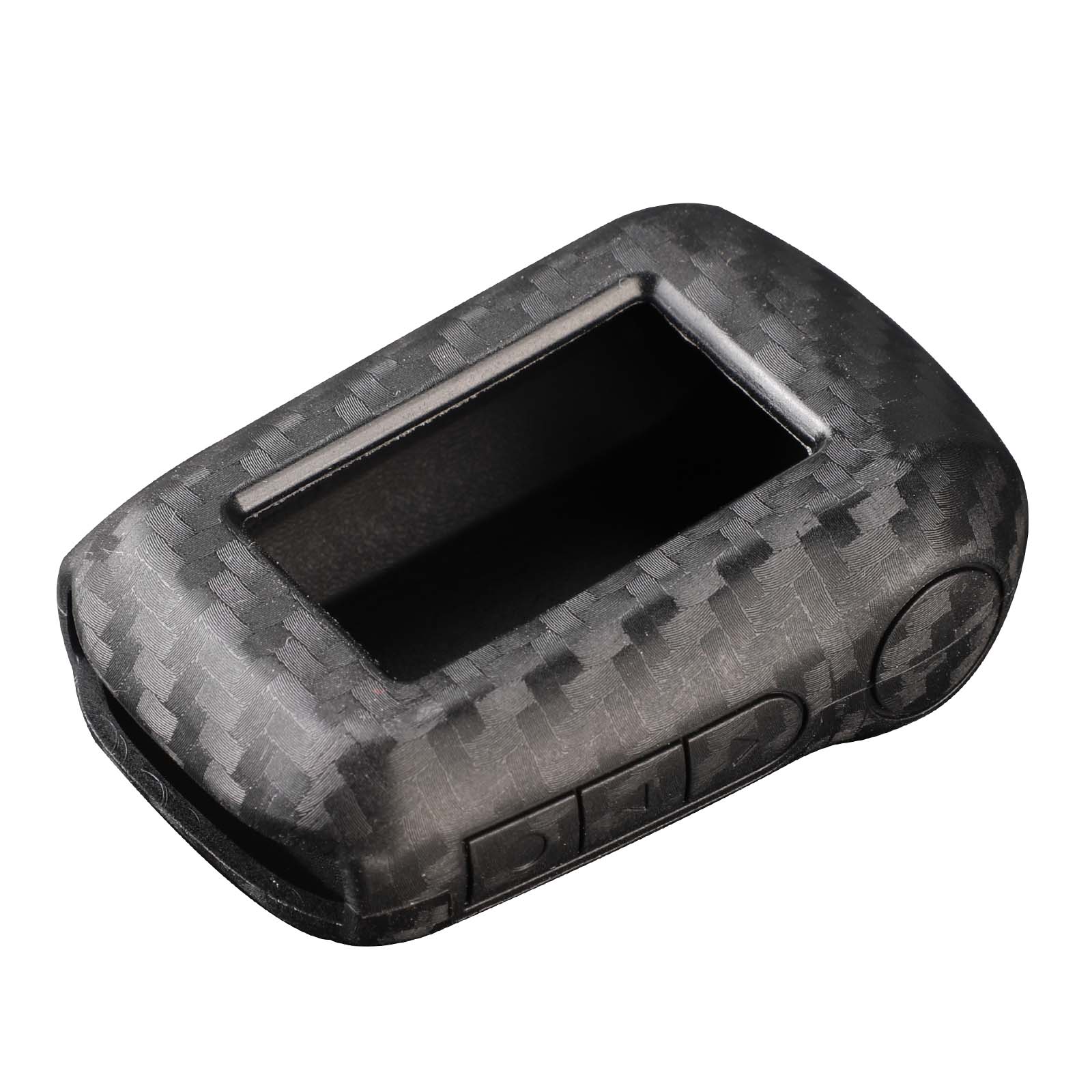 

jingyuqin 3b карбоновый узорчатый силиконовый чехол для автомобильного ключа для Starline A92/A94/V62/A62/A64 ЖК-держатель для автомобильного ключа чехол кенийский медный