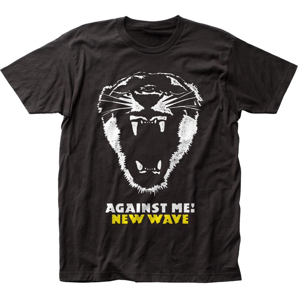 Against Me! New Wave T Shirt Mens Licensed Rock N Roll Band Tee Axl Rose Black XXXL