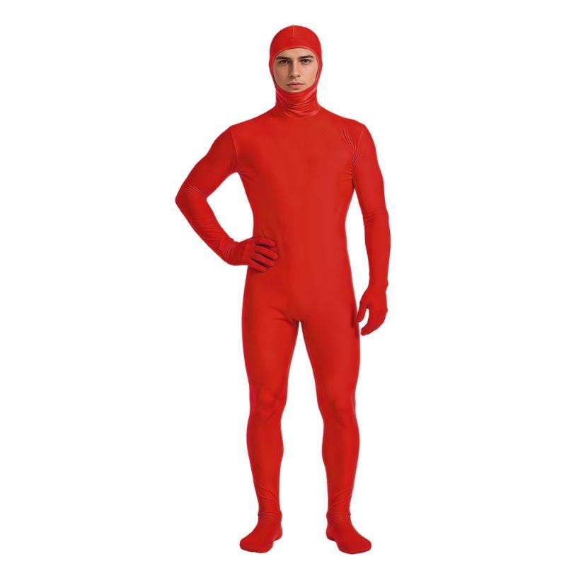 Halloween ninja invisible man cos suit tights stage black man invisibility suit performance costume