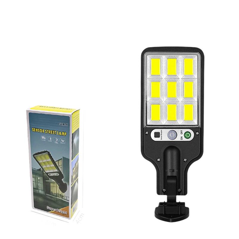 Solar LED Outdoor Wall Light with Motion Sensor, Remote Control, Waterproof for Courtyard and Home Lighting.