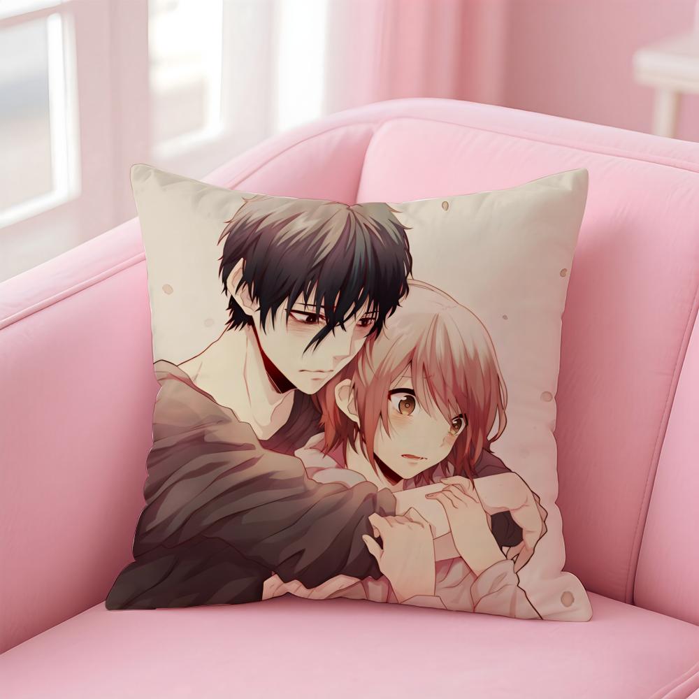 Cartoon Anime DDEVILS LINEL Cushion Cover Pillow Case Soft Skin Friendly Fabric  Concealed Zipper