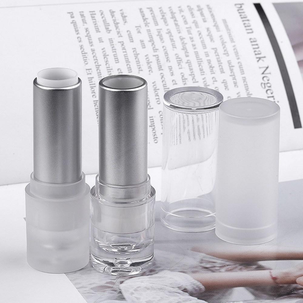 Tubes de rouge à lèvres mats vides de 12,1 mm, en plastique, pour baume à lèvres, mini échantillons, 10 pièces, mats