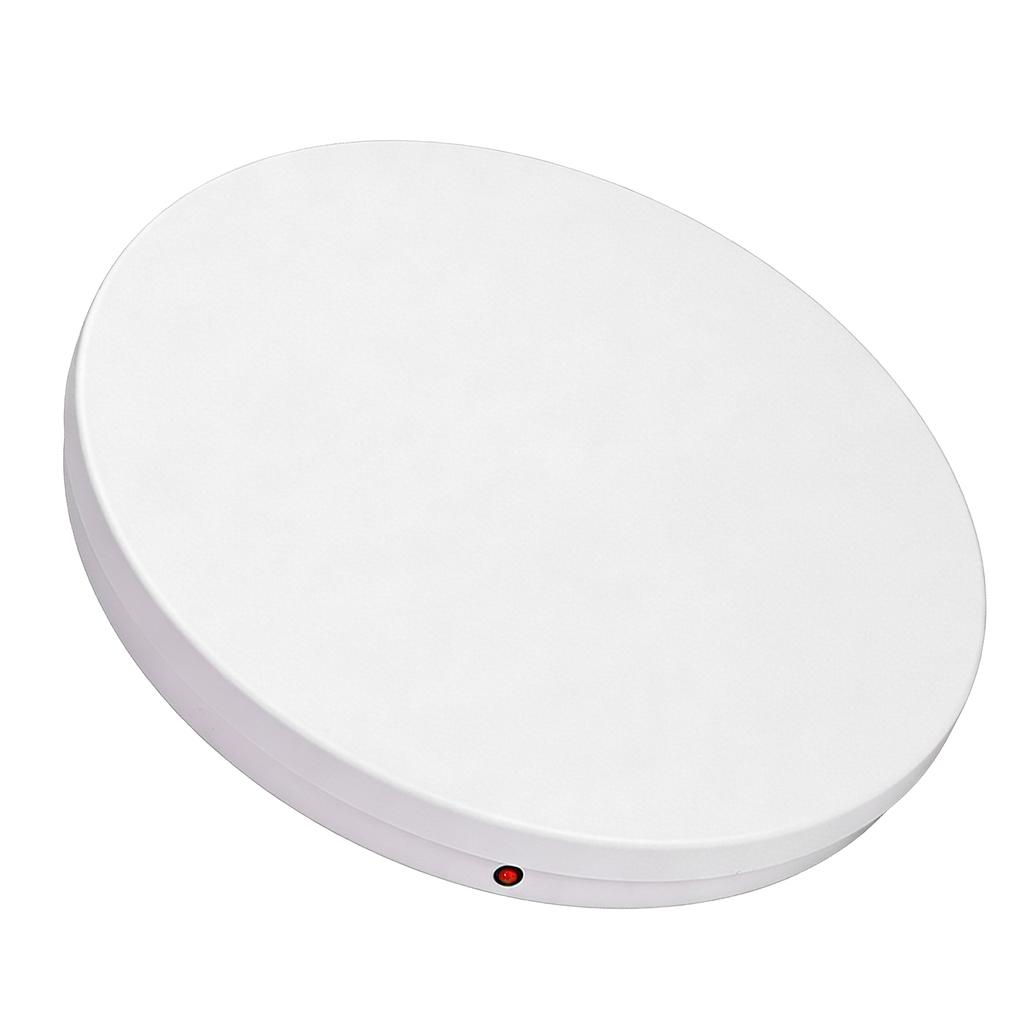 Electric Rotating Display Stand 24 Inch Turntable with Remote Control Adjustable Angle 360 Degree Auto Rotating